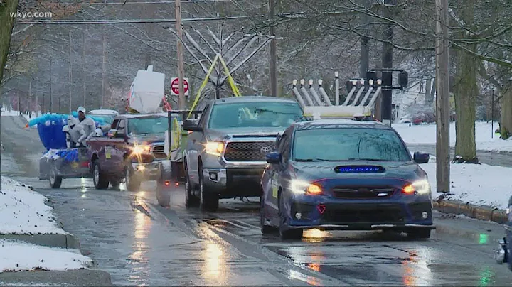 Beachwood celebrates first night of Hanukkah with Menorah Parade