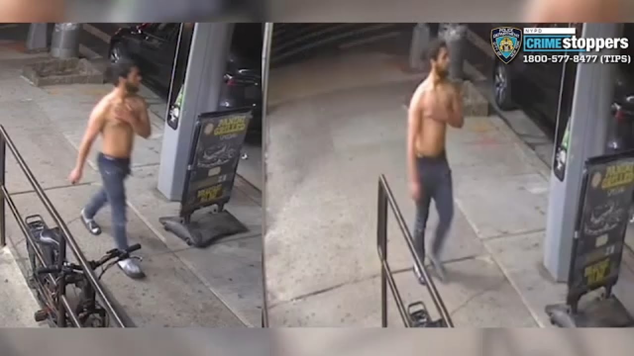 Man wanted for attack, attempted robbery of couple in Manhattan - YouTube