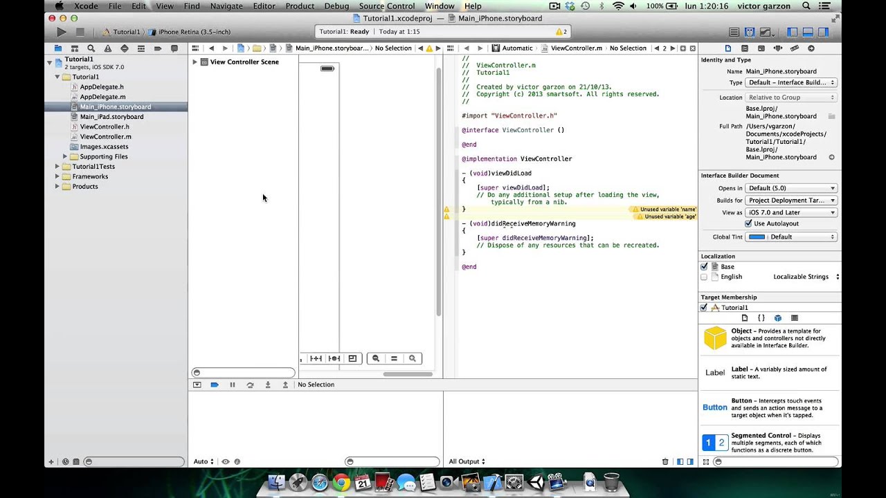 Aspectos generales de Xcode 5 - YouTube