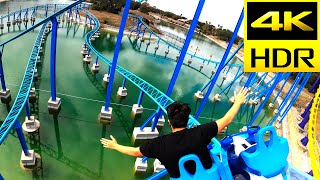 Wave Breaker: The Rescue Coaster POV - Sea World San Antonio (4K HDR)