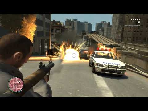GTA 4 - Burger Shot Rampage + Six Star Escape - GTA 4 - Burger Shot Rampage + Six Star Escape