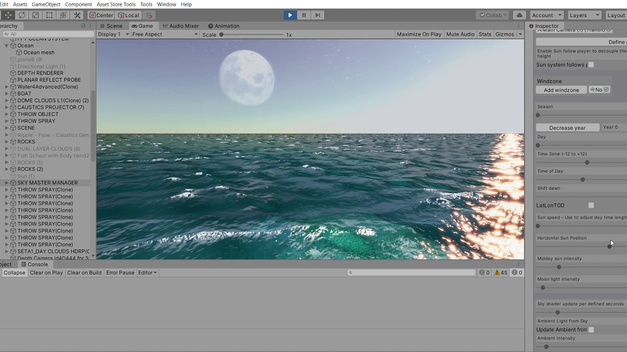 Sky Master ULTIMATE HDRP  - Ocean with projected grid
