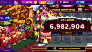 TheChanClan Plays: Pop Slots Playing Santa's Jackpot Run screenshot 2