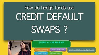 Credit Default Swaps and how do hedge funds deploy them