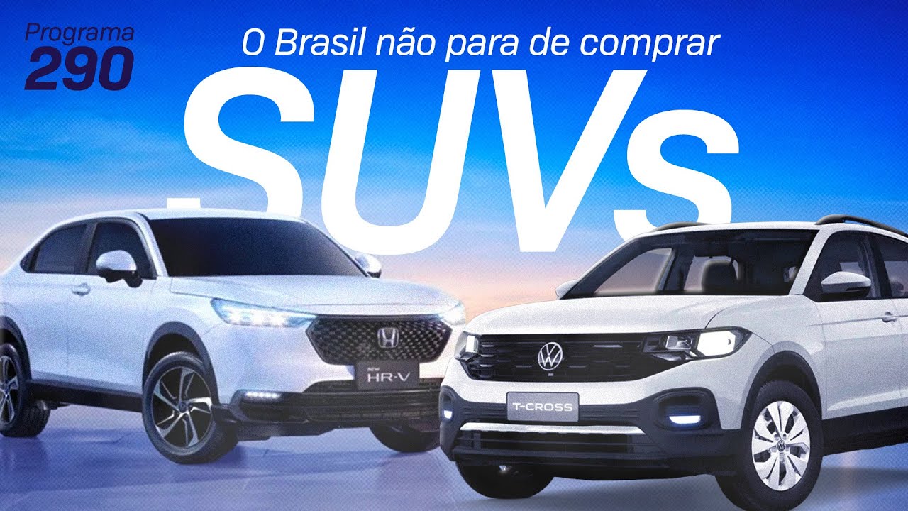 Vai uma listinha aí? TOP 10 SUVs mais vendidos do Brasil em 2025!