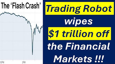 A British Day Trader wipes 1 Trillion Dollars off the US market using the power of Trading Robots !