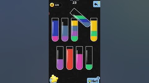 Water Color Sort Level 23 Walkthrough