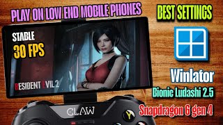 Resident Evil 2 Remake on Mobile Winlator Bionic Ludashi 2.5 | Realme P3 Snapdragon 6 gen 4 | 30 Fps