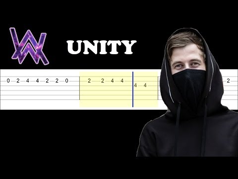 Alan x Walkers - Unity (Easy Guitar Tabs Tutorial)