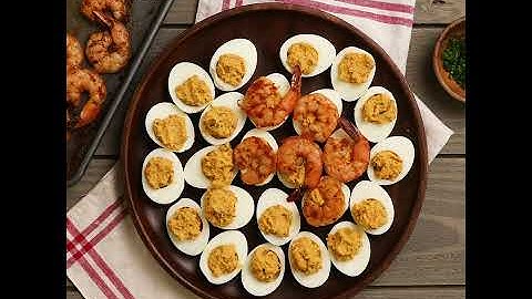 Creole Shrimp Deviled Eggs