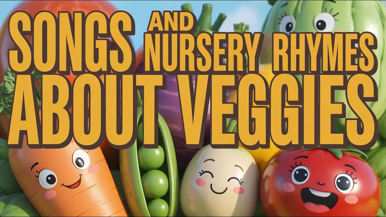 Nursery Rhymes Vegetables | Educational Songs for Kids Learning English and Colors