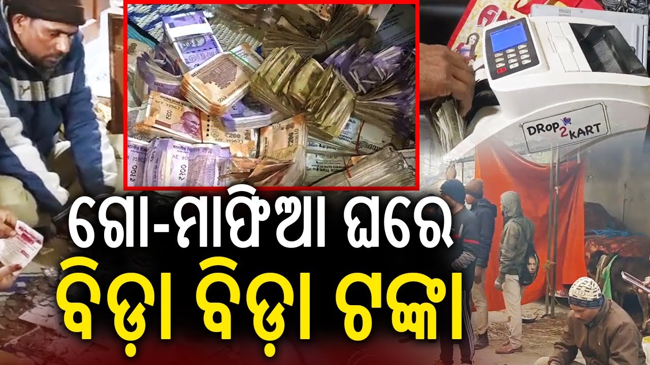 Keonjhar Police Raid Beef Meat Dealer’s House in Bhadrak, Seize Over ₹50 Lakh in Cash