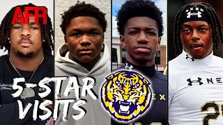 FOUR 5-Stars On Campus: Lane Kiffin Targeting ELITE Recruits To LSU