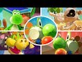 Yoshi's Crafted World - All Craft Vehicles Gameplay