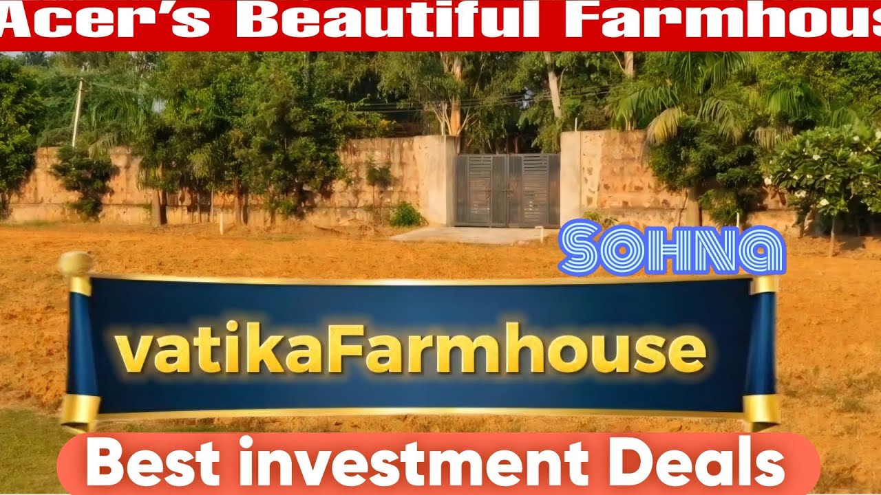 Area 3 Acres beautiful Farmhouse in westin vatika sohna south gurugram 