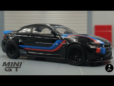 MINIGT BMW M4 LB⭐︎WORKS リバティーウォーク MINIGT 1:64 BMW M4 LB☆WORKS Liberty Walk in Baby Blue