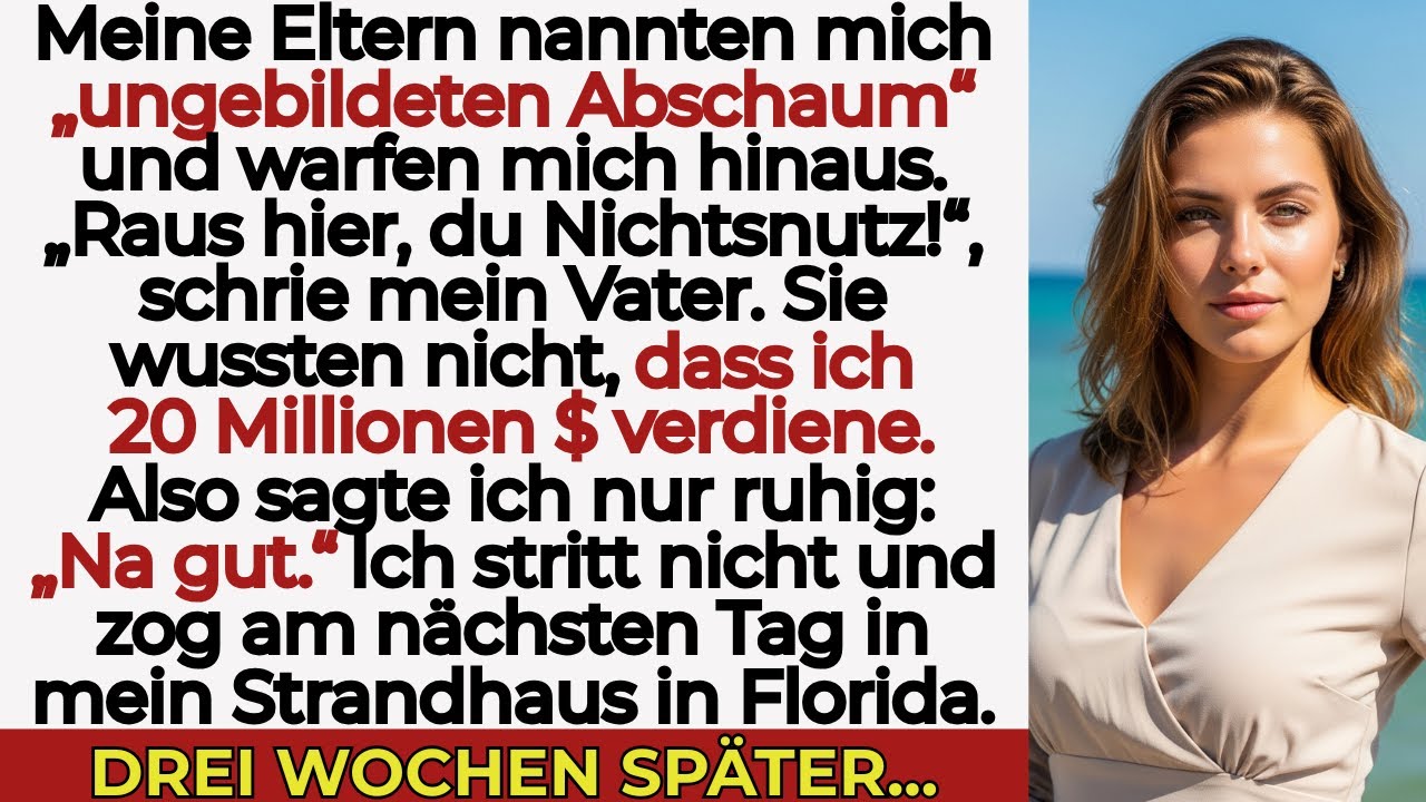 Familie lebte von meinem 20-Millionen-Business, dann sagte mein Vater „Verschwinde, Bastard“