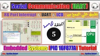 Part 5: Serial Communication (UART) & LCD & RB Port Interrupt | Embedded Systems | Kyrillos Refaat
