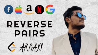 Famous Reverse Pairs - LeetCode (Hard) | Merge Sort | O(NlogN) Most Optimal Approach Profile
