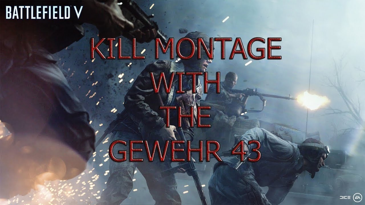 Battlefield V Gameplay - GEWEHR 43 KILL MONTAGE