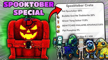 SPOOKTOBER Special Crate in Brainrot Evolution (Roblox)