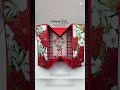 Full video with measurements and instructions on YouTube. #stampingchickcreations #cardcreations