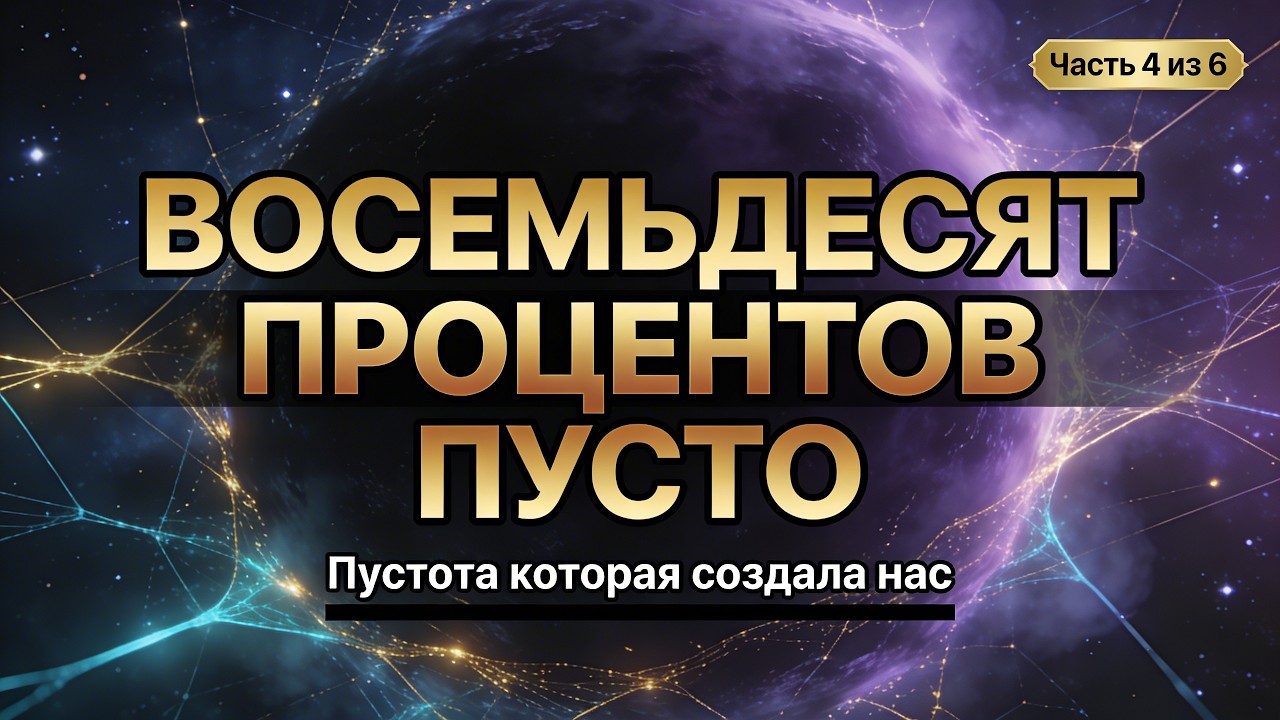Войды: тишина из которой рождается всё | Космос