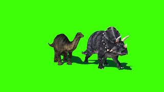 Dinosaurs Green Screen Video – T-Rex attack