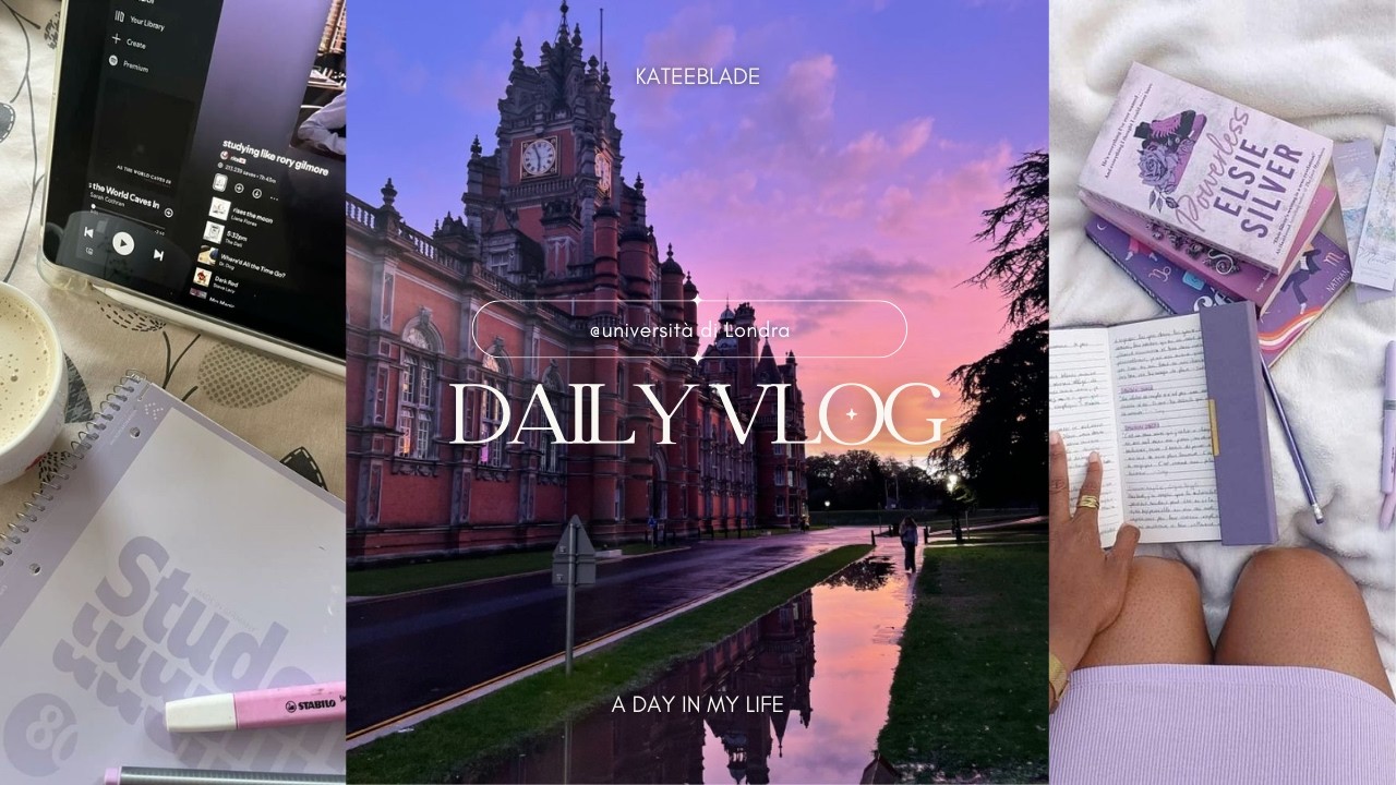 Università e vita Londinese┆sul sentirsi vivi, trasferirsi in un altro paese ˖᯽ ݁˖ Daily Vlog