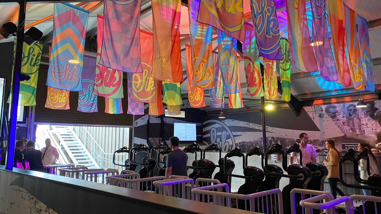 Sik at Flamingo Land Resort - Inside the ride station - YouTube