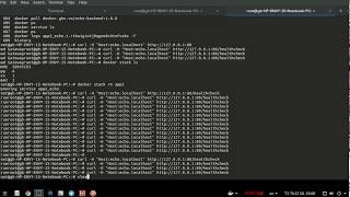 Docker swarm with traetrik and consul