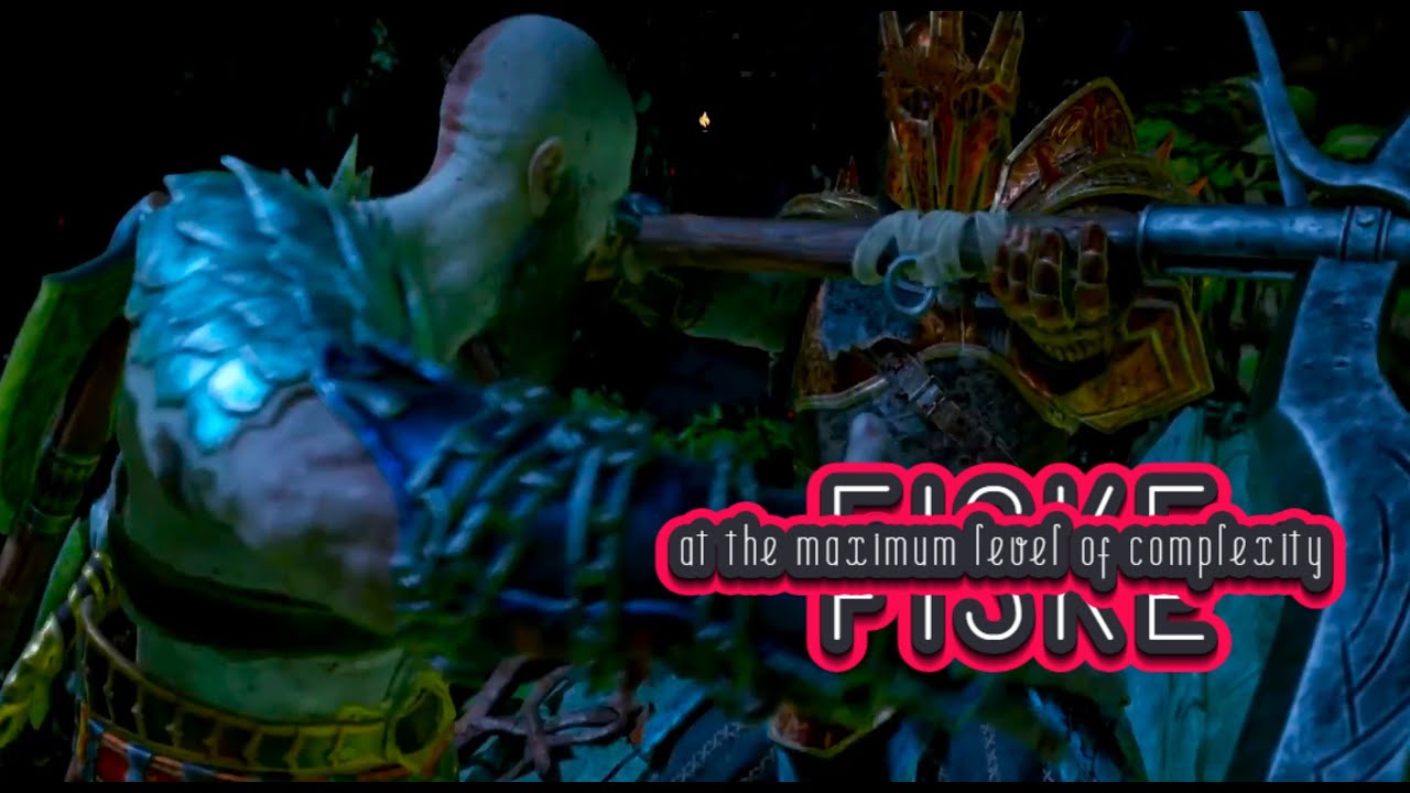 God of War Ragnarök - FISKE  | Boss Fight - MAX HARD (PS4)