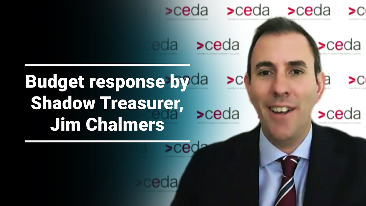 Budget response by Shadow Treasurer, Jim Chalmers - YouTube