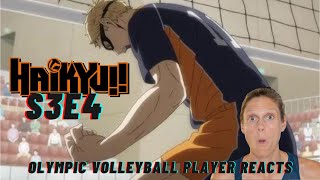 Olympic Volleyball Player Reacts to Haikyuu!! S3E4: 'The Halo Around The Moon'