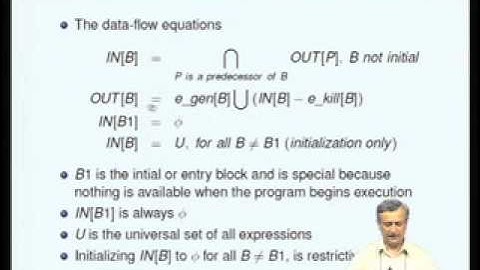 Mod-08 Lec-13 Data-flow Analysis-Part 2