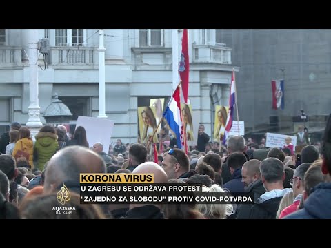 Protesti protiv COVID potvrda: U Zagreb stigli autobusi iz cijele Hrvatske