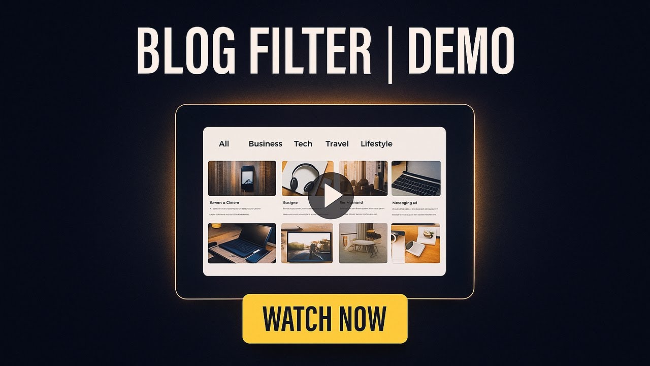 Blog Filter Wordpress Plugin | All Filters Demo Video | Wordpress ...