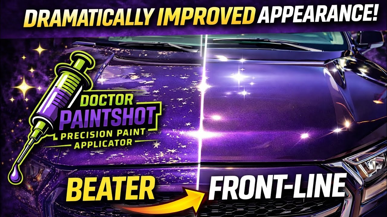 Dramatically Improve Automotive Paint Chips / Scratches With Touch Up (No Repaint) -- 