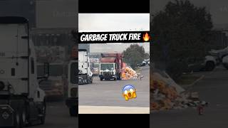 Garbage Truck with a Hot Load 🔥 | Garbage Truck Fire #gogarbage #fail #garbagetruck