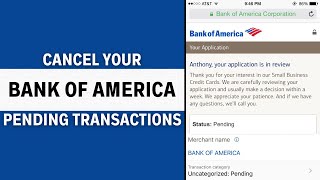 How to Cancel a Pending Transaction on Bank of America (2024)