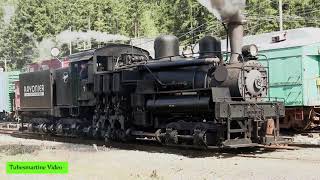 Shay Type Locomotive, Willamette #2. Mt Rainier Railroad, Elbe WA