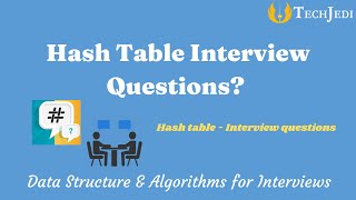 Data Structures: Hash table - Interview questions Data Structures Part 24 Hash Table