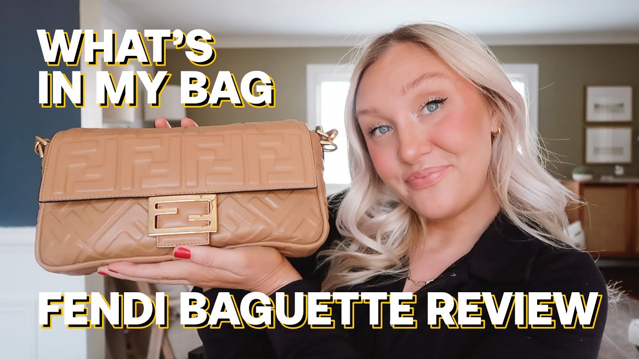 Fendi Mini Baguette Review and What's in My Bag 