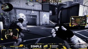 CS:GO - s1mple plays FPLon Train 01.02.2018