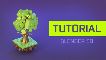 [Tutorial] How to create a 3d Cartoon Stylised Tree in Blender 3d | Cartoon Smooth Game Model