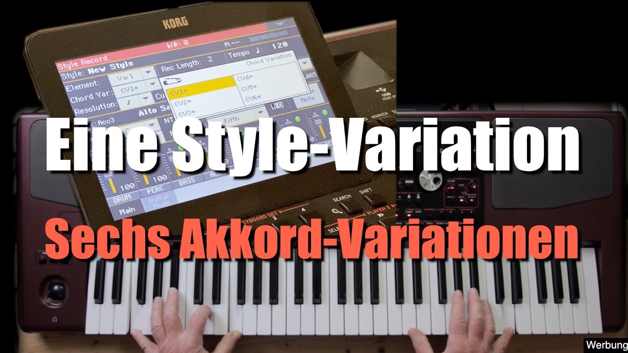 PA1000/4X - Eine Style-Variation / sechs Akkord-Variationen - 