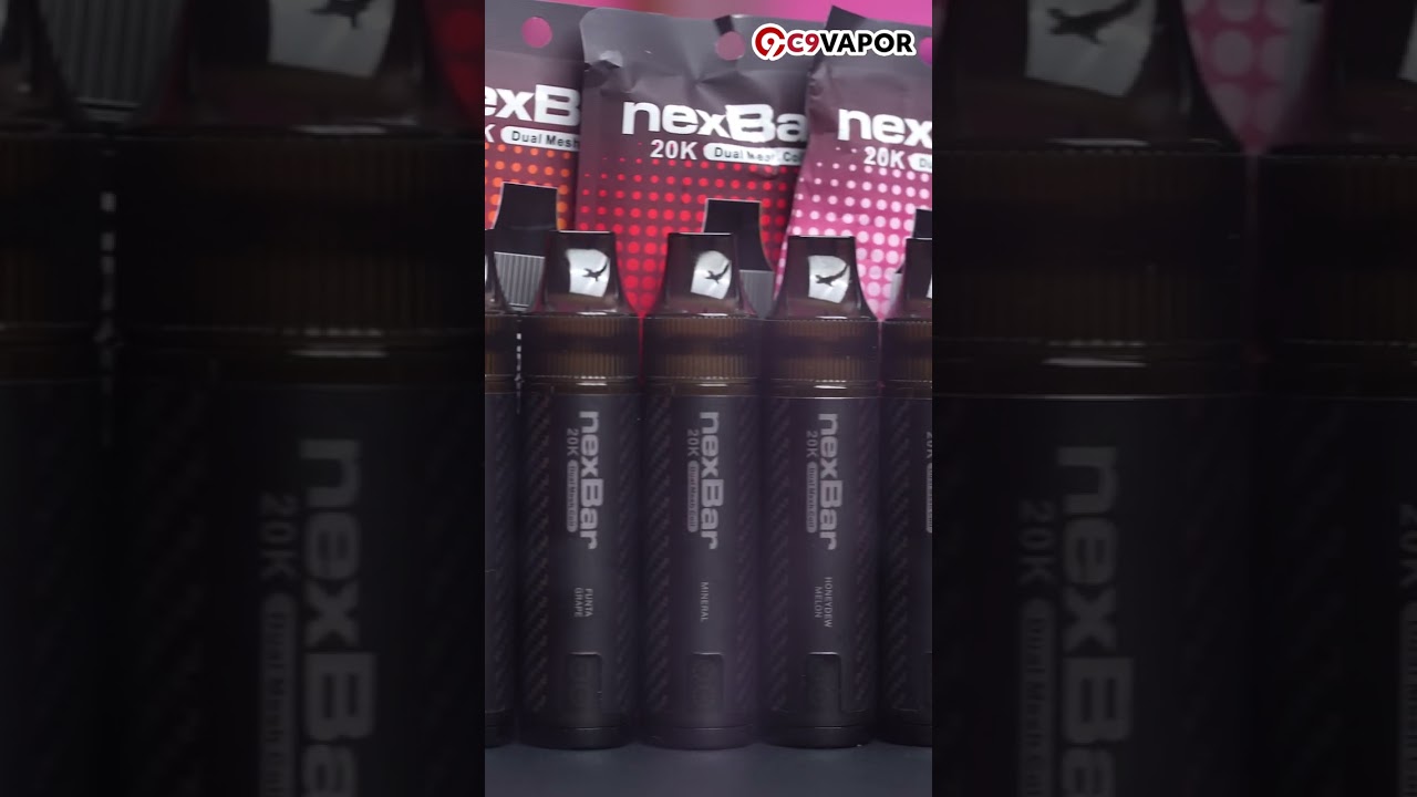 Nexbar 20K พอตใช้แล้วทิ้งสเปกจัดเต็ม ทุกฟังก์ชัน สายควันต้องมี!