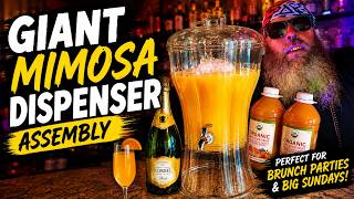 Full BIG BATCH Mimosa for Brunch Parties (Too Easy!)  🍊🍾 Guide