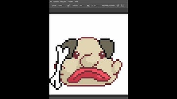 Crypto Blobfish 037 - Blob Dog #nft #crypto #pixelart #art #speedpaint #ethereum #shorts #draw
