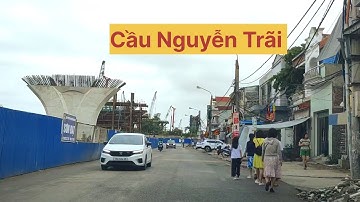 Cầu Nguyễn Trãi Hải Phòng hiện trạng thi công